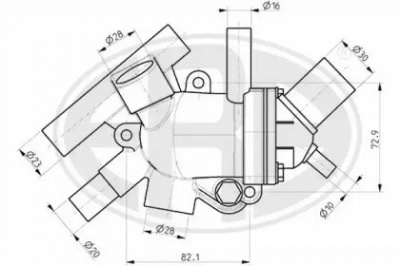 WILMINK GROUP wg1492738 -  Термостат, охлаждающая жидкость